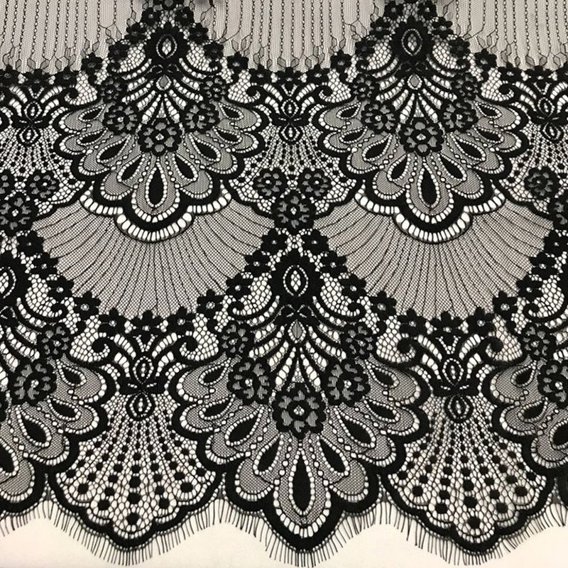 Lace Fabric Placement Floral Eyelash for Women's Wear Wholesale Suppli 21